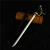 Import 22cm 4 Color Anime One Piece Roronoa Zoro and Shanks Alloy Sword Katana With Strap on Scabbard Keychains from China