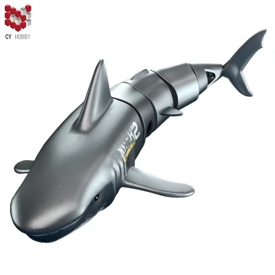 2.4GHz RC Shark Toy Simulated Shark Animal Electric Remote Control Water Jet Shark Toy for Kids Gift