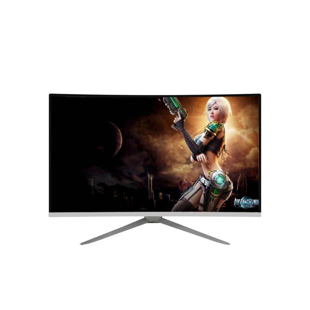 2K 4K Full HD 32 inch 144Hz curved frameless gaming monitor with low price