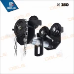 2ton chain pulling manual hoist with trolley