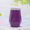 350 ml irregular diamond shaped color cup with lid double wall stainless steel tumbler cup