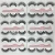 Import 3 Pair Reusable Self Adhesive Eyelashes No Glue Self Adhesive Eyelash Vendor Clear Boxes 5D Strip Eyelashes Tray With Tweezers from China