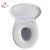 Import 3 pieces round oval O shape plastic family adult baby toilet seat from China