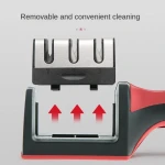3-Stage Household Handheld Quick Knife Sharpener Multi-Function Scissors Fast Gadget Non-slip Kitchen Knives Sharpeners
