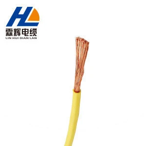 300-500V Copper - core PVC insulated widely  used for other machinery & industry equipment connection flexible electric wire