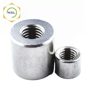 304 316 Stainless steel round coupling nut stud coupling nuts