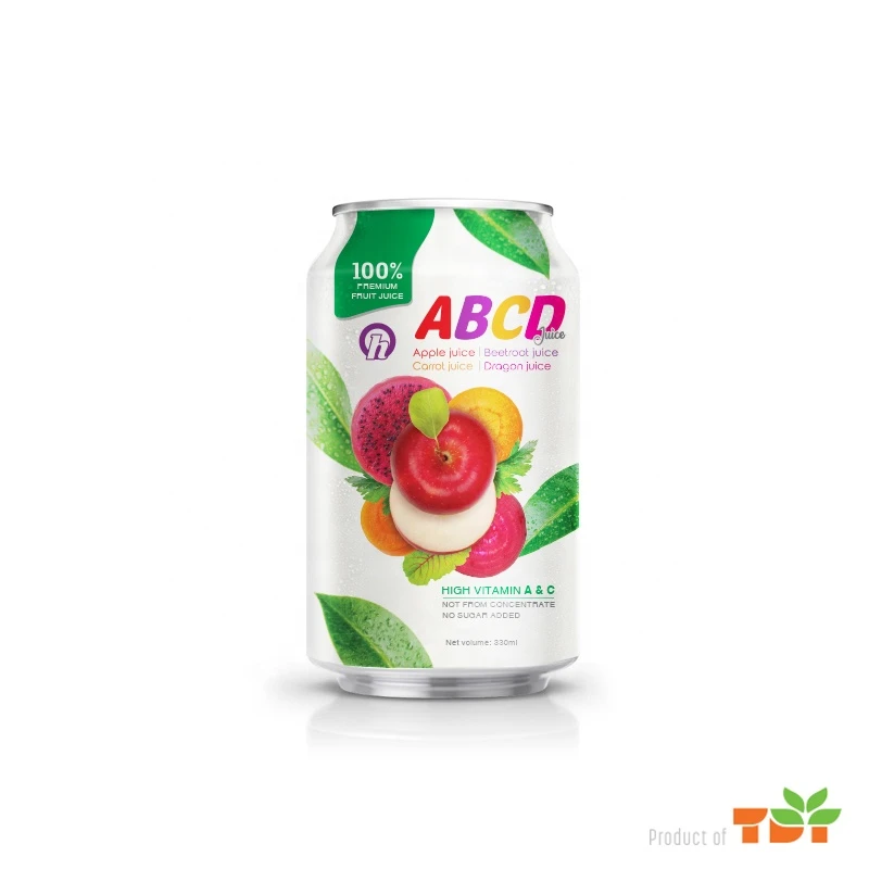 330ML OH ABCD JUICE HEALTHY JUICE IN CAN -  high quality Fruit Juice Manufacturer