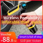 3.5BAR Electric Portable Car Bicycle Pump Air Compressor with LCD Display DC 12V Automobile professional repair tools