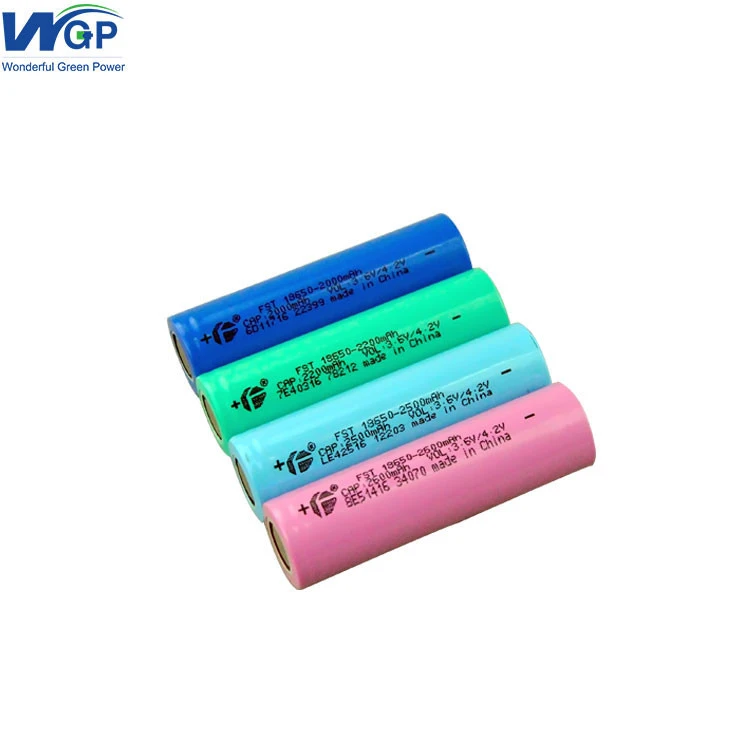3.6v 3.7v 4.2v 2000mah one cell li ion cylinder lithium ion battery for RC Toy or Electric Shaver