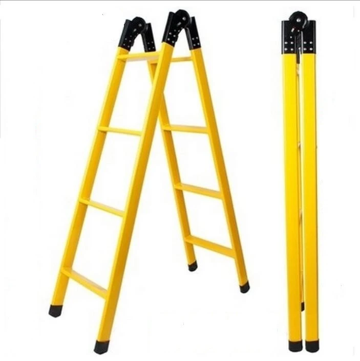 3m foldable easy store step ladder fiberglass insulated ladders