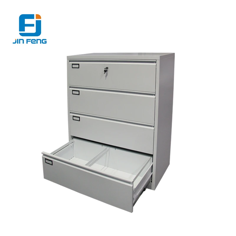 4 drawers steel office furniture office credenza Legal File Lateral bulk filing cabinets large metal storage cabinets