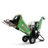 4 inch capacity 6.5hp petrol motor powered woodchipper wood chipper for yard use