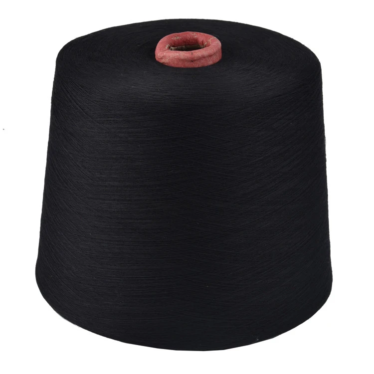 40/1 spun polyester vortex spun yarn cationic spun polyester yarn
