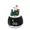 4053G Hot Santa Claus Music Box With Light Drifting Snow Globe Crystal Ball Christmas Valentine&#x27;s Day Gifts Bedroom Decoration