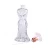 Import 40ml Body shaped glass perfume bottle with sprayer from China