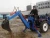 Import 4*4 compact tractor used loader and towable backhoe from China