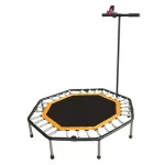 48" Indoor Fitness Kids Safety round Jumping Bed Mini Trampoline