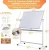 Import 48x36 Classroom Dry Erase Mobile Magnetic Double Sided Whiteboard - Large Rolling Whiteboard with Stand on Wheels+Magnet+ Eraser from China