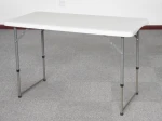 4ft HDPE  outdoor recreational plastic SOLID TABLE,.family yard party folding table.Outdoor dining plastic table
