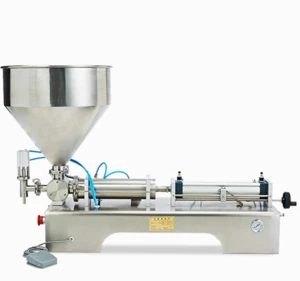 5-5000ml pneumatic horizontal liquid filling machine high precision bottle filler machine