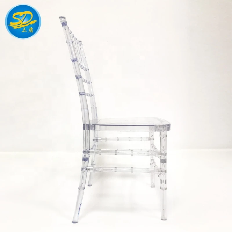 5 Years Guarantee Crystal Clear PC Resin Event Rental Wedding Acrylic Pheonix Chair