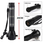 500 Lumens Multi-function Rechargeable Solar Flashlight