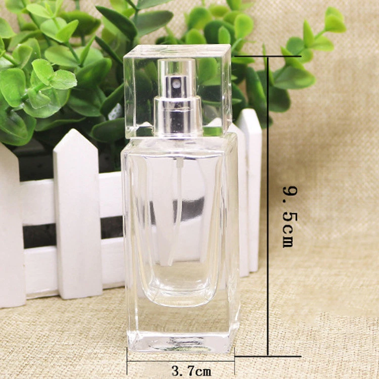 50ml perfume glass clear empty perfume bottles