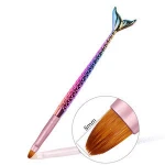 5pcs/set Nail Art Painting Flower Pen Gradient Mermaid Drawing Flower Manicure Brush
