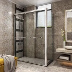 6-10mm 12mm  High quality shower room door  price/ tempered sliding glass shower door
