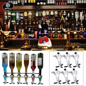 6 Bottle Wall Mounted Liquor Bar Butler Wine Dispenser Machine Drinking Pourer