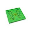6 Colors 6pcs 12.5cm  Double-Sided Geoboard Educational Plastic Toys Mathematics Figure Knowledge Teaching Aids
