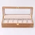 Import 6 slots wooden grain MDF watch packaging box luxury watch boxes cases from China