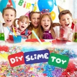 60 Pack Colorful Slime Making Kit DIY Toys For Children Gift Slime Supplies Slime Supplies Education Toys