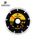 6'' 150x22.23x10mm PEGATEC high quality segment diamond saw blade granite
