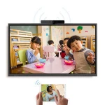 65" 75" 85" Window 10 OS all ine one touch screen portable interactive whiteboard for school teaching