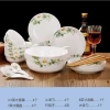 7  8  9   10  12  14  16" customized printing porcelain dinner sets with print