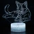 Import 7 Colors USB Bedroom Home Decor Lovely Cat 3D Night Light LED Animal Table Lamp Bedside Lamp Party Kids Toy Gifts Light Fixture from China