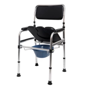7809AW Cheap folding bathroom commode chair with potty for elderly