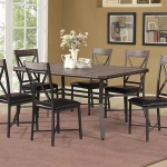 7pcs Modern Dining Room Sets Furniture Kitchen Dinner Table and Chairs Set