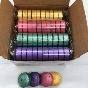 80pcs per colorful box shisha incense hookah charcoal round 33mm colorful charcoal