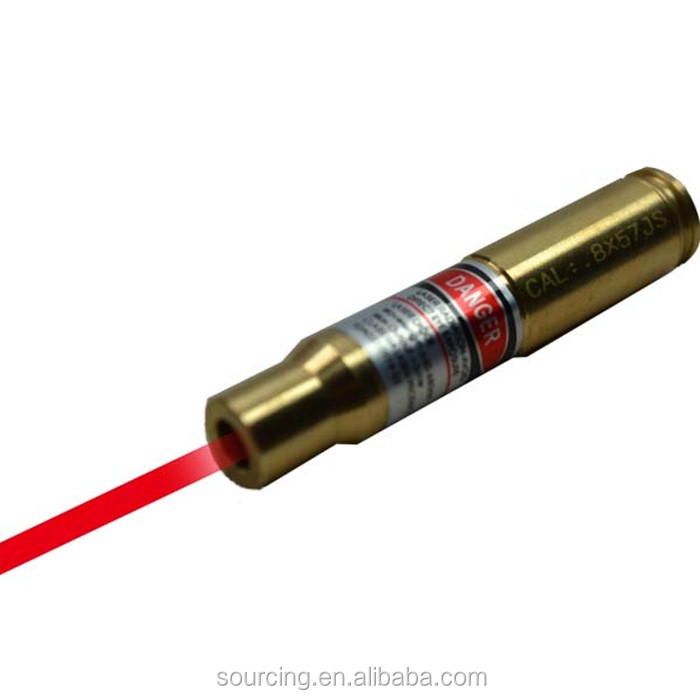 8x57mm Caliber Cartridge Boresighter,Bullet Red Laser Bore Sight,Laser Pointer