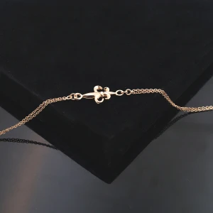 925 Fashion Lily Flower Silver Jewelry Bracelet Women Ladies Fancy Bracelets