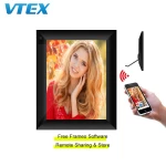 9.7 Inch Free Framoe APP Home Decoration Gift Digital Wooden Photo Frame