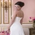 Import A-Line Halter Beaded Pleated Zipper Back Chiffon Sweep Train Wedding Dresses from China