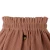 Import A-line hot sales girls dress skirt with buttons plain color muddy brown kids garment girls skirt from China
