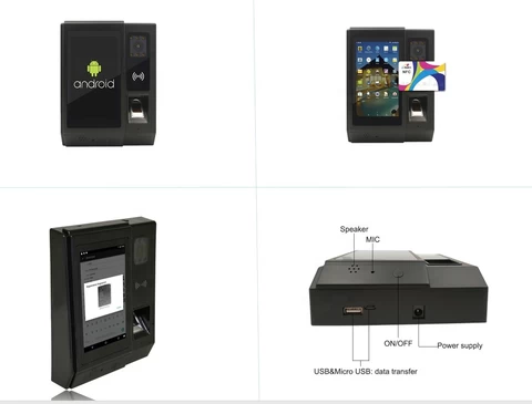 A5 HFSecurity Fingerprint Scanner PDA Employee School Time Attendance System Access Control System Time Recorder Free SDK