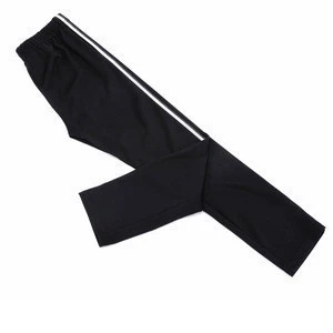 Accept customers design hot sale child pants black long zipper trousers for children