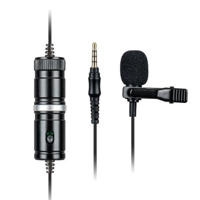 Accuracy Pro Audio PM-116 Products Podcast Mic Omni-directional Condenser Recording Microphone for Smartphones, DSLR, Camcorders