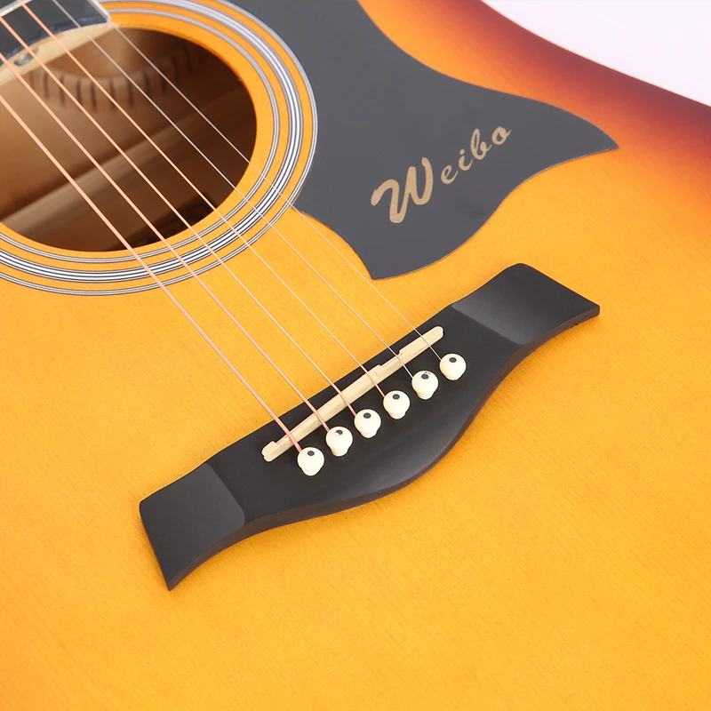 Acoustic guitar Gitar Wholesale price sunburst d barrel type 40 inches lacquer matte acoustic guitar