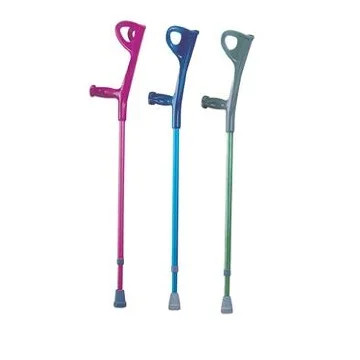 Adjustable Disabled Aluminum Elbow Crutches Medical Axillary Crutches